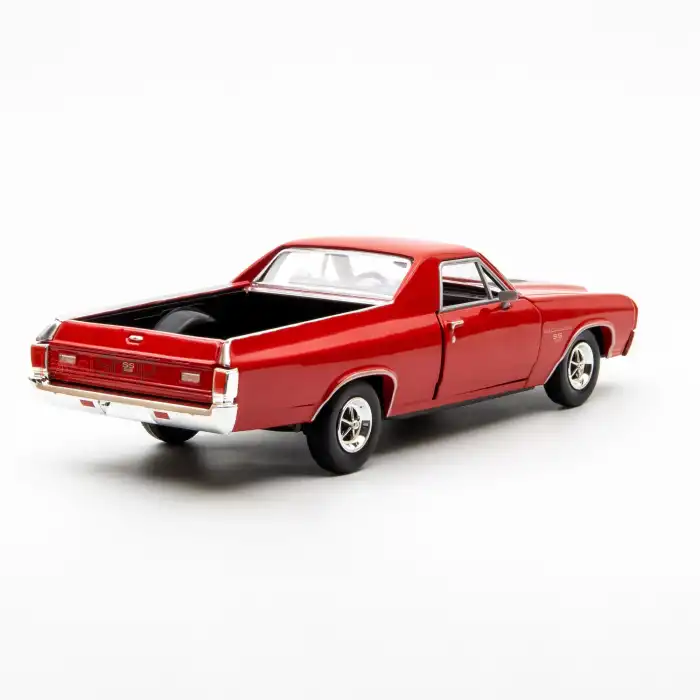 Motor Mxx 1:24 1970 Chevy El Camino SS 396 Diecast Model Araba Kırmızı - 79347