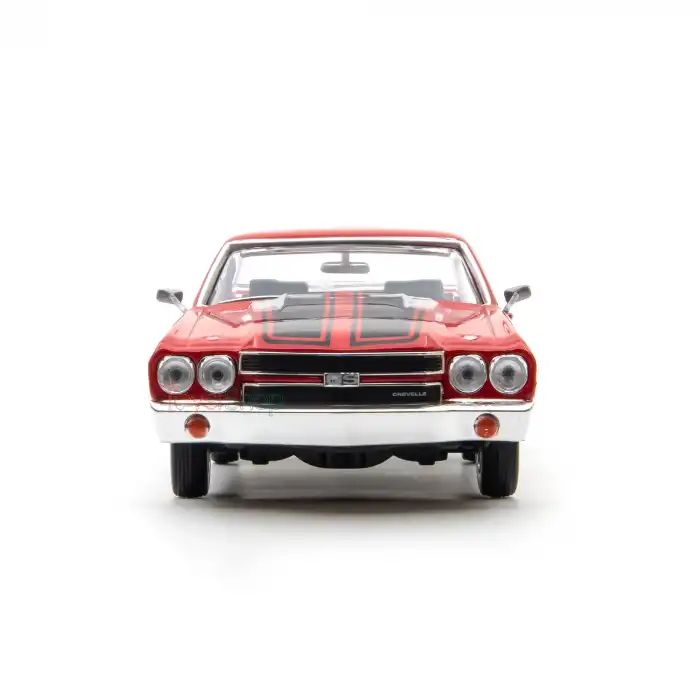 Motor Mxx 1:24 1970 Chevy El Camino SS 396 Diecast Model Araba Kırmızı - 79347