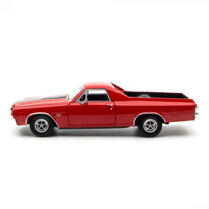 Motor Mxx 1:24 1970 Chevy El Camino SS 396 Diecast Model Araba Kırmızı - 79347