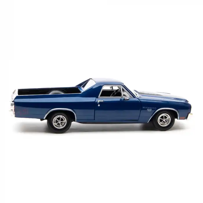 Motor Mxx 1:24 1970 Chevy El Camino SS 396 Diecast Model Araba Lacivert - 79347