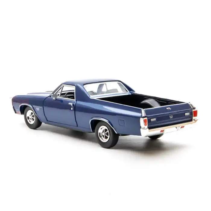 Motor Mxx 1:24 1970 Chevy El Camino SS 396 Diecast Model Araba Lacivert - 79347