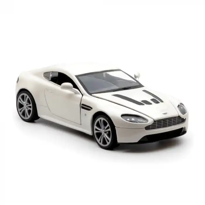 Motormax 1:24 Aston Martin V12 Vantage Diecast Model Araba Beyaz - 73357