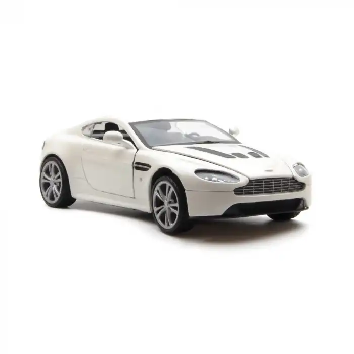 Motormax 1:24 Aston Martin V12 Vantage Diecast Model Araba Beyaz - 73357