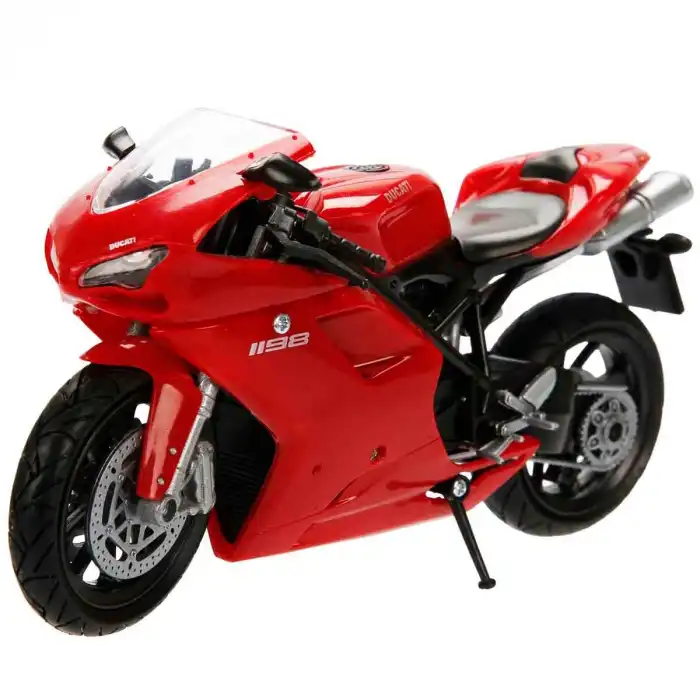 New-Ray 1:12 Ducati 1198 Model Motosiklet Kırmızı - 57143A