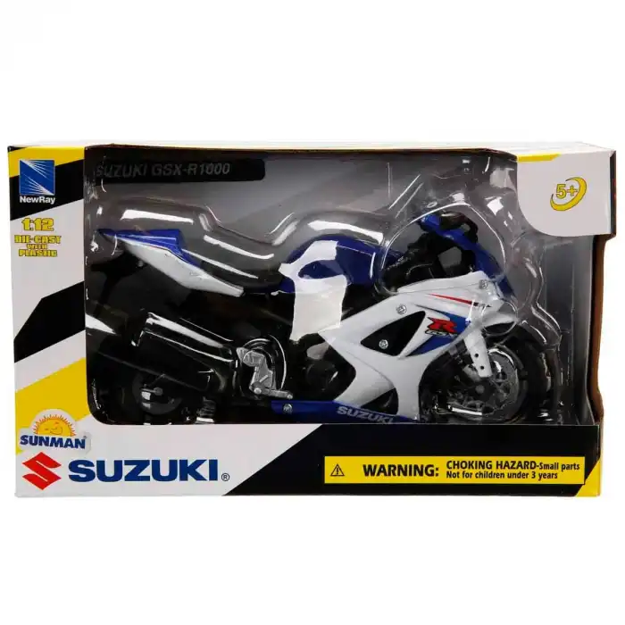New-Ray 1:12 Suzuki GSX-R1000 Model Motosiklet - 57003