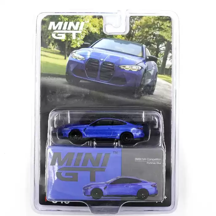 [Ön Satış] Mini GT 1/64 BMW M4 Competition (G82) Portimao Blue - MGT00845-BL