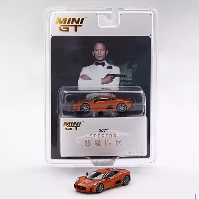 [Ön Satış] Mini GT 1/64 Jaguar C-X75 Spectre / English - Blister Paket - MGT00903-007E
