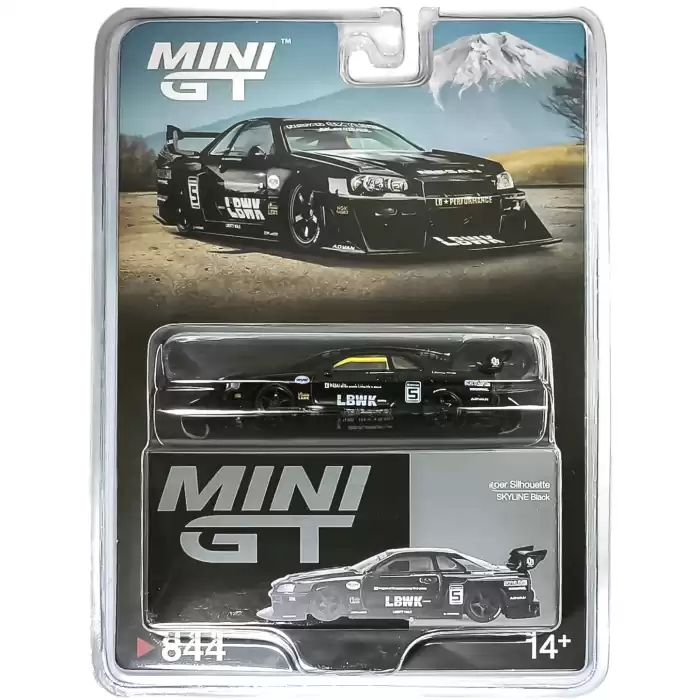 [Ön Satış] Mini GT 1/64 Nissan LB-ER34 Super Silhouette SKYLINE Black - MGT00844-BL