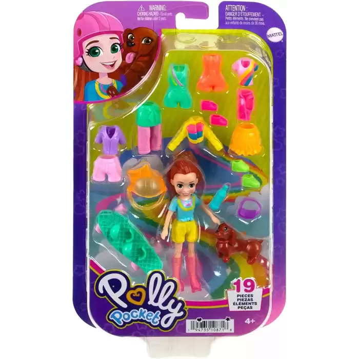 Polly Pocket Farklı Kombin Eğlencesi Oyun Setleri HKV88-HKV90