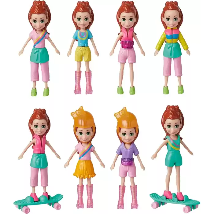 Polly Pocket Farklı Kombin Eğlencesi Oyun Setleri HKV88-HKV90