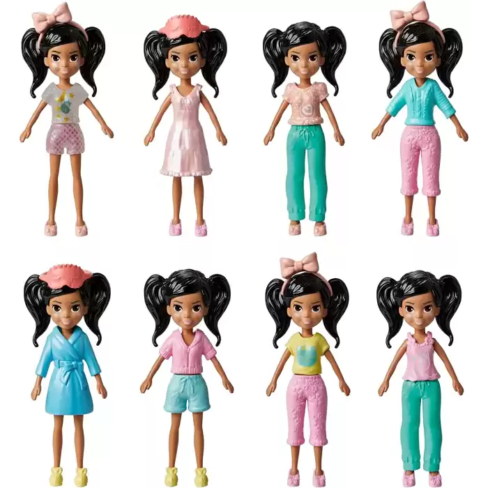 Polly Pocket Farklı Kombin Eğlencesi Oyun Setleri HKV88-HKV92