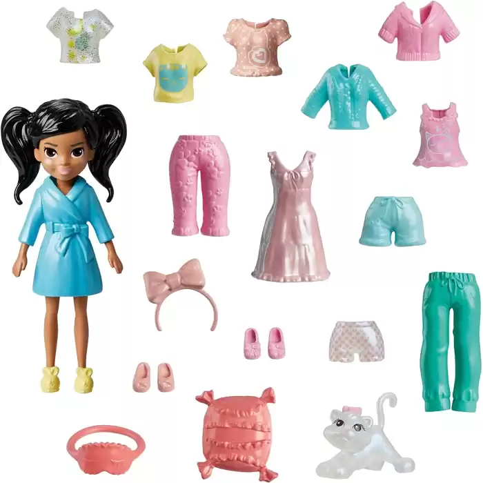 Polly Pocket Farklı Kombin Eğlencesi Oyun Setleri HKV88-HKV92