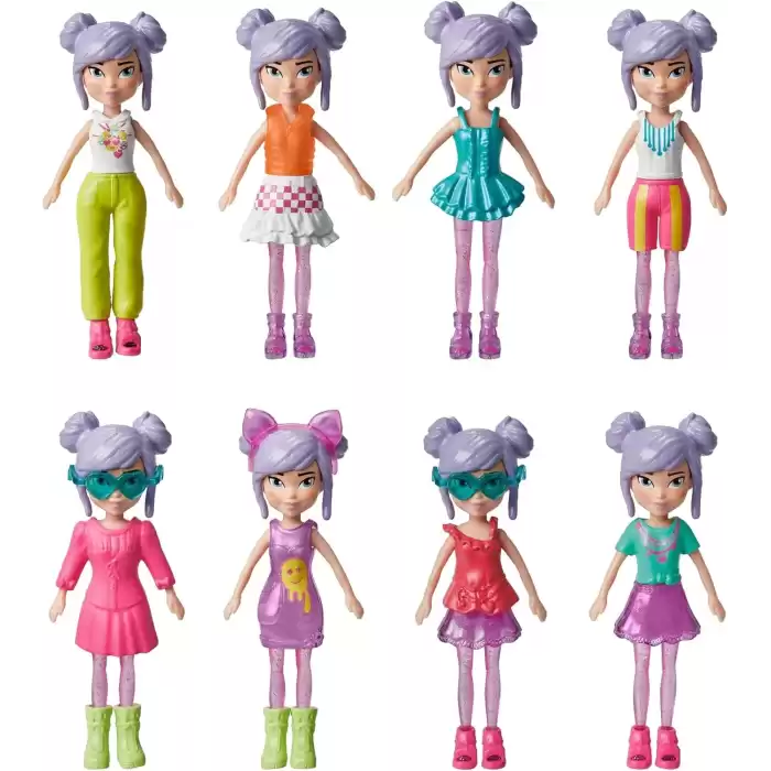 Polly Pocket Farklı Kombin Eğlencesi Oyun Setleri HKV88-HKV94