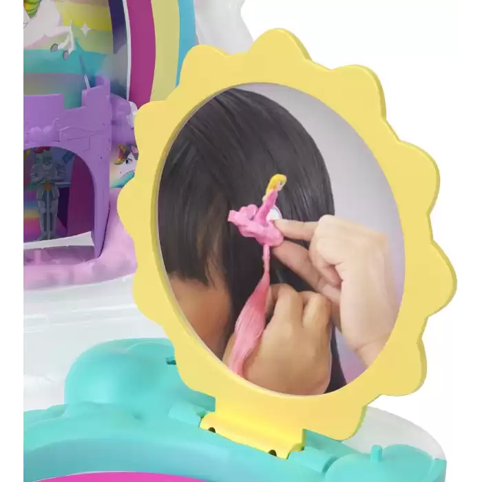 Polly Pocket Tek Boynuzlu Atın Gökkuşağı Salonu, HKV51