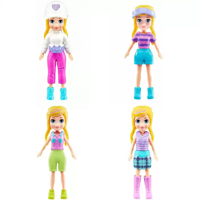 Polly Pocket ve Arkadaşları Farklı Moda Aksesuarları Oyun Setleri HNF51-JCB23