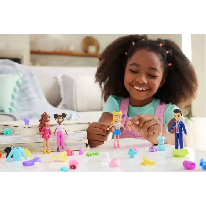 Polly Pocket ve Arkadaşları Kombin Eğlencesi Oyun Seti, HKW10