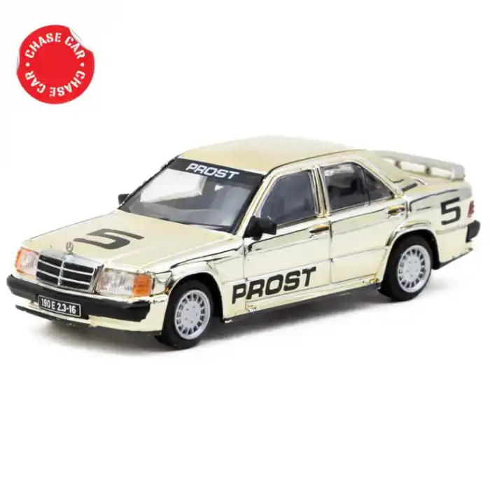 Tarmac Works 1/64 Mercedes-Benz 190 E 2.3-16 Race of Champion 1984 Alain Prost - GLOBAL64
