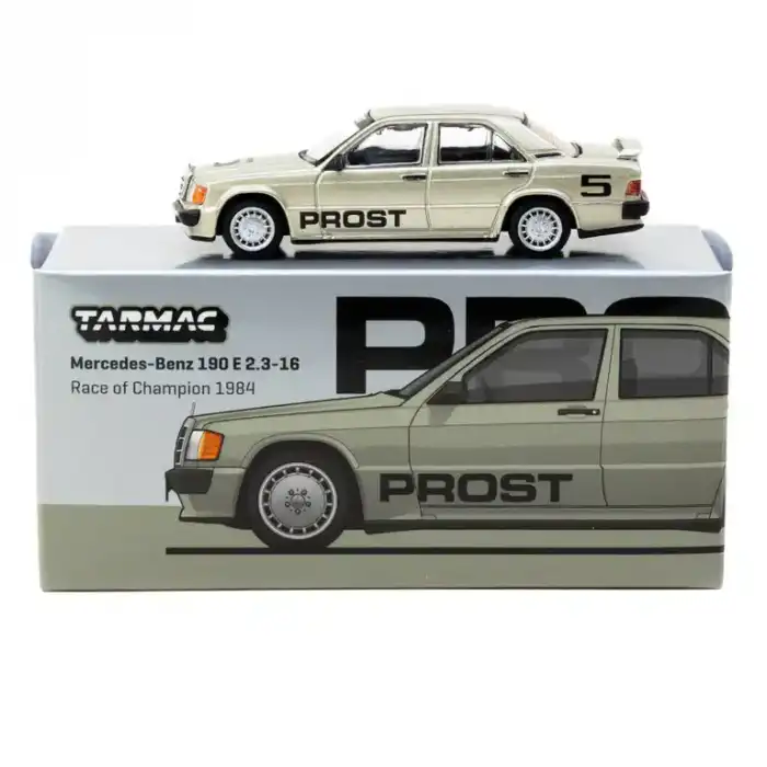 Tarmac Works 1/64 Mercedes-Benz 190 E 2.3-16 Race of Champion 1984 Alain Prost - GLOBAL64