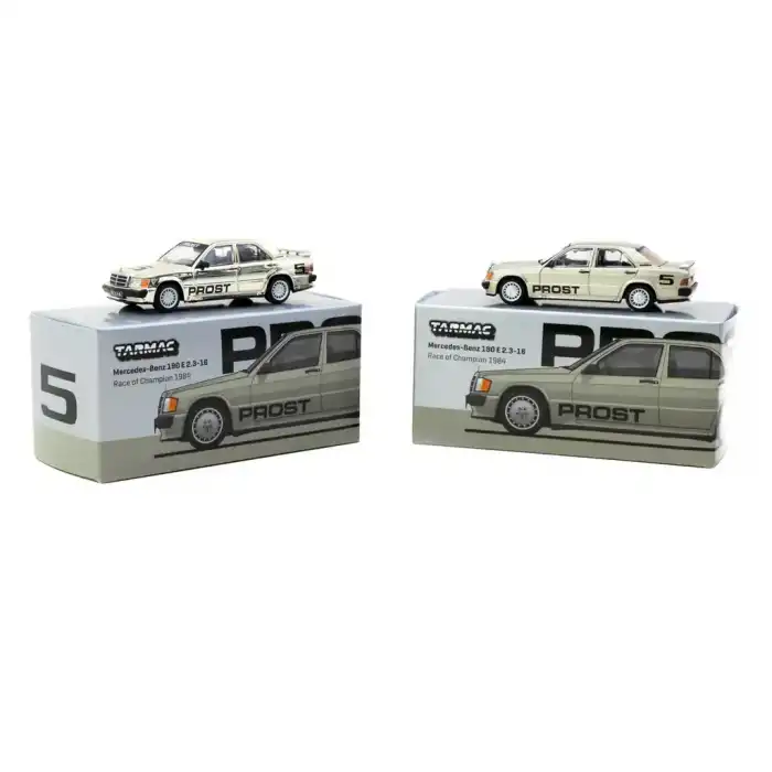 Tarmac Works 1/64 Mercedes-Benz 190 E 2.3-16 Race of Champion 1984 Alain Prost - GLOBAL64