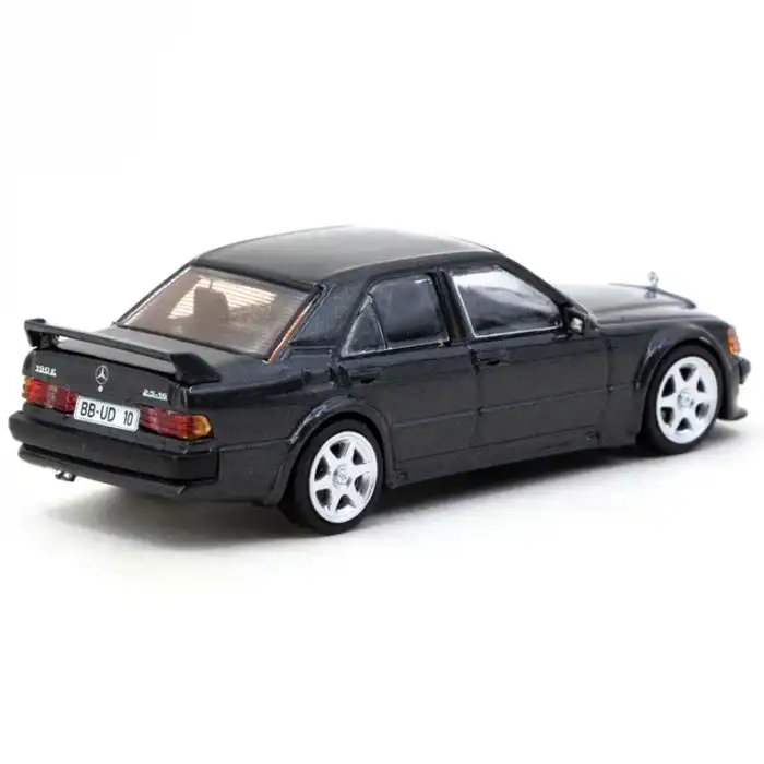 Tarmac Works 1/64 Mercedes-Benz 190 E 2.5-16 EVO 1 Blue-Black Metallic - GLOBAL64