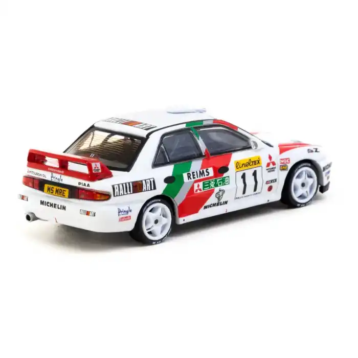 Tarmac Works 1/64 Mitsubishi Lancer Evolution II Rallye Monte-Carlo 1995 #11 GLOBAL64 T64G-049-95MCR11