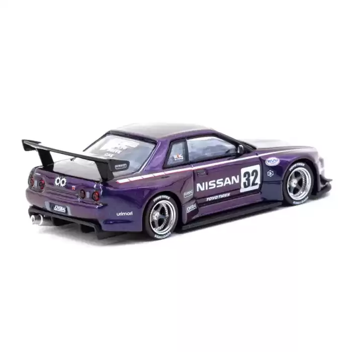 Tarmac Works 1/64 Nissan Skyline (R32) Widebody Midnight Purple - GLOBAL64 T64G-061-MP
