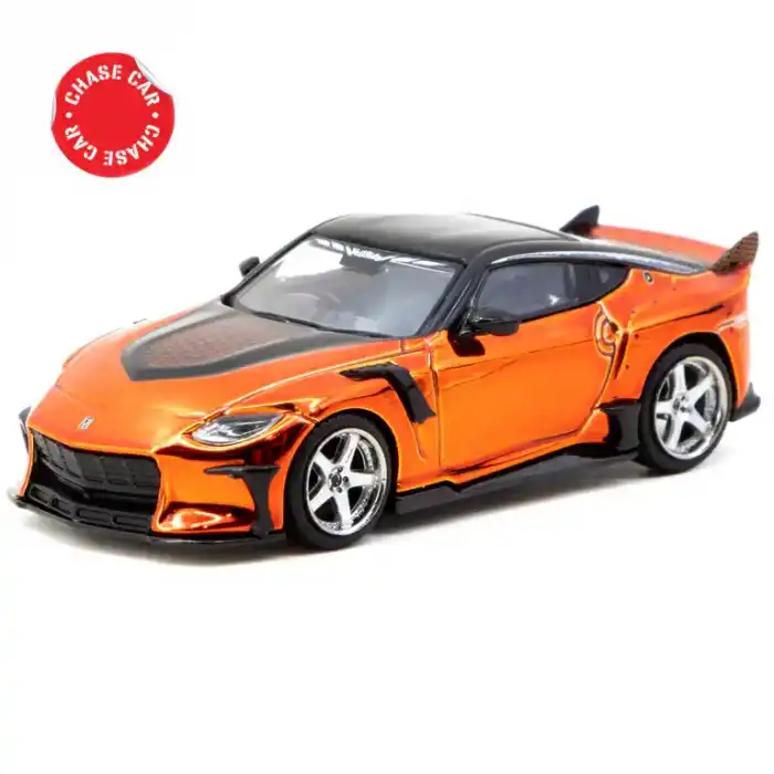 Tarmac Works 1/64 Nissan VeilSide FFZ400 Fairlady Z Orange - GLOBAL64