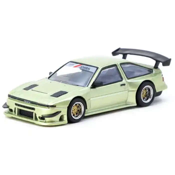 Tarmac Works 1/64 Toyota Sprinter Trueno AE86 Widebody Green - Designed by Jon Sibal - GLOBAL64