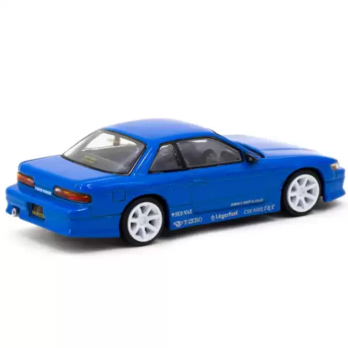 Tarmac Works 1/64 VERTEX Nissan Silvia S13 Blue Metallic TOYO TIRES - GLOBAL64 T64G-025-BL
