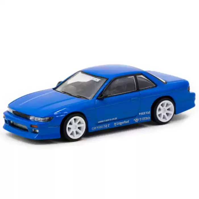 Tarmac Works 1/64 VERTEX Nissan Silvia S13 Blue Metallic TOYO TIRES - GLOBAL64 T64G-025-BL