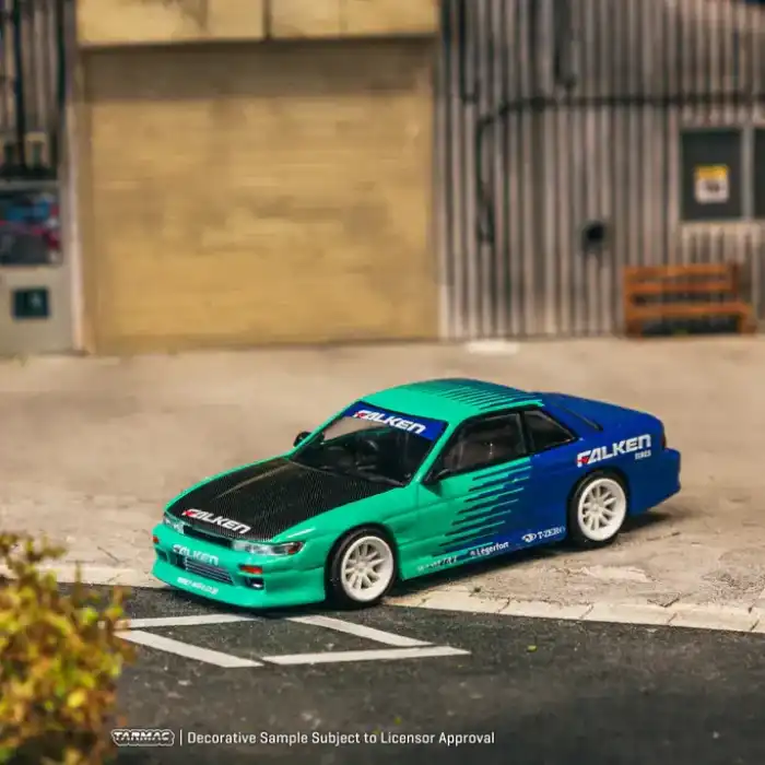 Tarmac Works 1/64 VERTEX Nissan Silvia (S13) Falken - GLOBAL64 T64G-025-FA