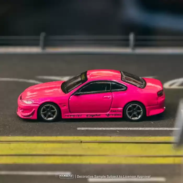 Tarmac Works 1/64 VERTEX Nissan Silvia S15 Pink Metallic - GLOBAL64 T64G-023-PI
