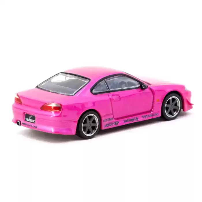 Tarmac Works 1/64 VERTEX Nissan Silvia S15 Pink Metallic - GLOBAL64 T64G-023-PI