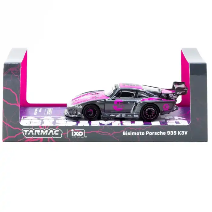 Tarmac Works X iXO Models 1/64 Bisimoto Porsche 935 K3V with Tarmac Cards Combo Set - HOBBY64