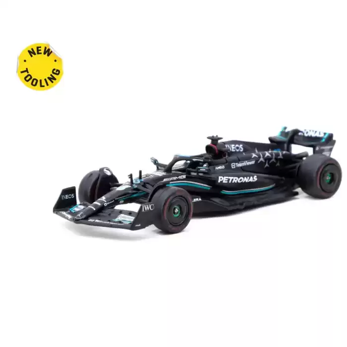 Tarmac Works X iXO Models 1/64 Mercedes-AMG F1 W14 E Performance Spanish Grand Prix 2023 #63 George Russell - GLOBAL64 T64G-F064-GR1