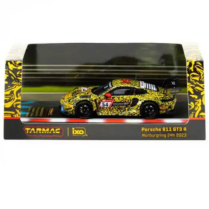 Tarmac Works X iXO Models 1/64 Porsche 911 GT3 R Nürburgring 24h 2023 - HOBBY64 - Ayhancan Güven