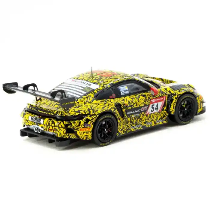 Tarmac Works X iXO Models 1/64 Porsche 911 GT3 R Nürburgring 24h 2023 - HOBBY64 - Ayhancan Güven