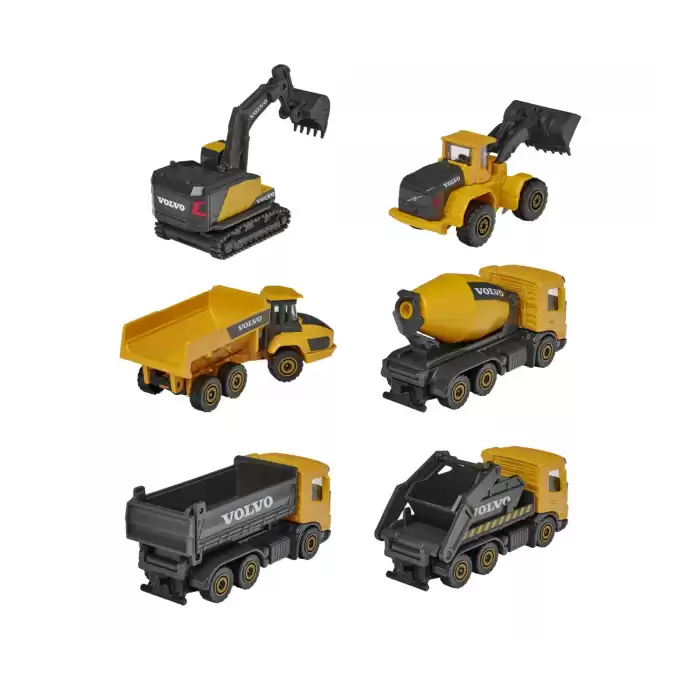 Majorette Volvo Construction 6lı Set