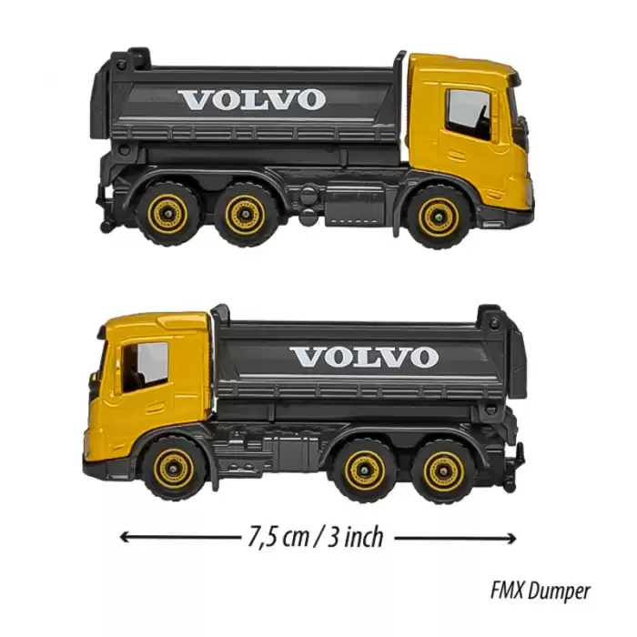 Majorette Volvo Construction FMX Tipper