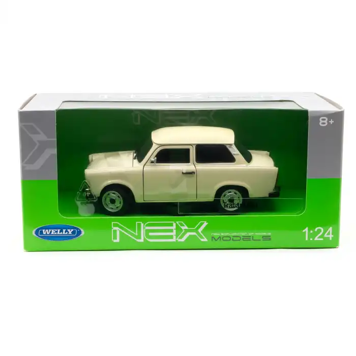 Welly 1:24 Traban 601 Diecast Model Araba Krem - 24037W
