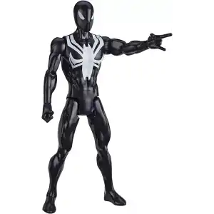 Marvel Spider-Man Titan Hero Black Suit Spider-Man Figür E8523
