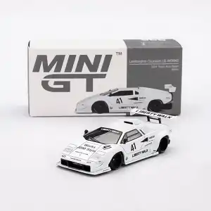 Mini GT 1/64 Lamborghini Countach LB-WORKS White 2024 Tokyo Auto Salon MGT00966