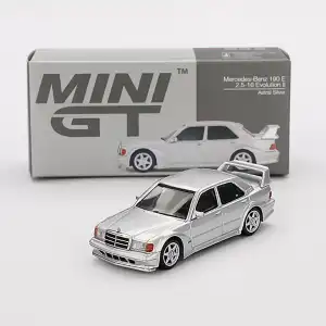 MINI GT: 1/64 Mercedes-Benz 190E 2.5-16 Evolution II Astral Silver - MGT00852