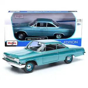 Maisto 1:18 Chevrolet Bel Air Diecast Model Araba Yeşil - 31641