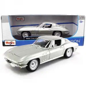 Miasto 1:18 1965 Chevrolet Corvette Diecast Model Araba - 31640