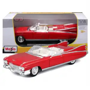 Maisto Premiere Edition 1:18 Cadillac Eldorado Biarritz 1959 Diecast Model Araba Kırmızı - 36813