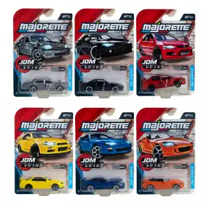 Majorette JDM Legends 6lı Set 1:64 Die-Cast Model Araçlar
