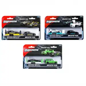 Majorette Mercedes-AMG Deluxe Trailer 3’lü Model Araç Seti