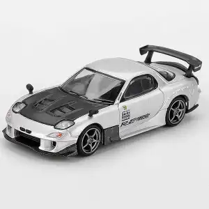 Mini GT 1/64 Mazda RX-7 RE-Amemiya Silver Metallic - MGT01106
