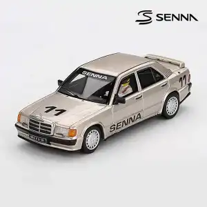 Mini GT 1/64 Mercedes-Benz 190 E 2.3-16 Ayrton Senna w/ Figure - MGT01076